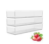 Yuhtech 3pcs Scatola di Immagazzinaggio con Cucina Coperchio, 1.1L Barattoli di Stoccaggio Ermetico Set, Spaghetti Pasta Noodle Stoccaggio Alimentare, Barattolo di Stoccaggio per Cereali Farina