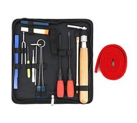 Yuhtech Kit di accordatura per pianoforte, 16 pezzi, strumenti professionali per accordare pianoforte, portatile