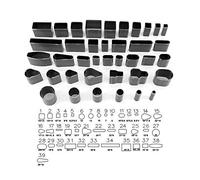 Yuhtech Punch in Pelle Professionale, 39 Pcs Leather Craft Set per Strumento Fai da te Fatto a Mano