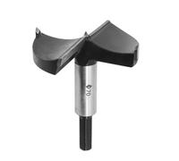 Yuhtech Punta Forstner 70 mm, Utensili per Legno con Gambo Rotondo, Sega a Tazza in Carburo di Tungsteno per Legno, Apripista per La Lavorazione del Legno, Fresa per Fori di Foratura con Custodia