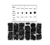 Yuhtech Tappi in Gomma, 170 Pcs Tappi per Fori per passacavi in omma con Gommino
