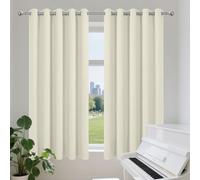 YUHUILI Tende Soggiorno Moderne 1 Pezzi 227 x 236 cm Isolanti Termiche Tenda Oscurante da Esterno per Camera da Letto Moderne, Beige