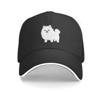 YUHUPMXAV Cappello da Baseball Giapponese Spitz Dog Cappello Regolabile da Uomo Cappelli da Spiaggia Femminile 2024 Uomini
