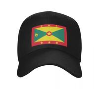 YUHUPMXAV Cappello da Baseball Personalizzato Classico Bandiera di Grenada Uomini Donne Cappello Unisex Regolabile da papà Cappello da Sole da Outdoor