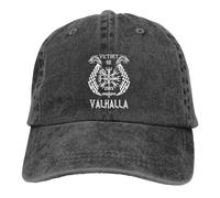 YUHUPMXAV Cappello da Baseball Victory Or Valhalla Cappelli da Baseball Vintage da Uomo Cappelli da papà Regolabili da Esterno