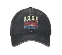 YUHUPMXAV D.O.G.E. Doge Dipartimento di Efficienza Governativa Accessori Cappelli da Baseball Cappelli Unisex Daily cap Cappello Trucker Regolabile