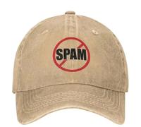 YUHUPMXAV Modello Spam Cappello da Baseball Casual Logo Cassetta Postale Cappelli Hippie Hip Hop Running Homes Estivi Cappello Snapback Stiloso