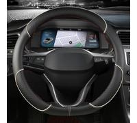 YUIBFWQ coprivolante Decorativo per Seat per Leon per MK1 MK2 MK3 MK4 1999~2020 per 1M 1P 5F KL1 KL8 5F FR Coprivolante per Auto Accessori per Auto Volante Protegge Gli Interni
