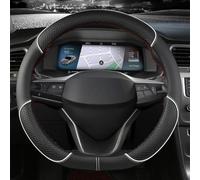 YUIBFWQ coprivolante Decorativo per Seat per Leon per MK1 MK2 MK3 MK4 1999~2020 per 1M 1P 5F KL1 KL8 5F FR Coprivolante per Auto Accessori per Auto Volante Protegge Gli Interni