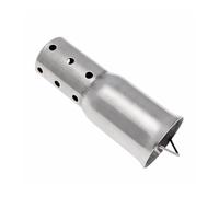 YUIBFWQ Silenziatore Scorrevole Silenziatore per Tubo di Scarico Moto Universale da 51mm per silenziatore per Bici, deflettore per l'eliminazione del Rumore