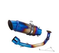 YUIBFWQ Silenziatore Scorrevole Tubo di Contatto Modificato per Moto, Tubo di Contatto per Marmitta di Scarico per Scooter, Motore per GY6 152qmi 157qmj 125 150cc