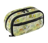 Yuiboo Astuccio da tavolo con scomparti multipli di olive, vino, pane, portatile, grande capacità, resistente all'acqua, per studenti delle scuole superiori