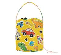 Yuiboo Borsa da viaggio portatile per filati all'uncinetto semplice Safari Borsa da viaggio portatile per organizzatore di stoccaggio di palline di filato