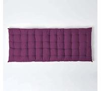 Yuing - Cuscino per panca a 2 3 posti, per interni ed esterni, in cotone, rettangolare, antiscivolo, per sedie a sdraio, da giardino, patio, panca da viaggio, 48 x 155 cm