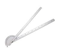 YUIP Goniometro Angolare, Goniometro 180 Gradi In Acciaio Inox Goniometro Digitale Multifunzione Angolo Righello Matematica Strumento di Disegno - per La Misurazione Del Disegno Della Pittura