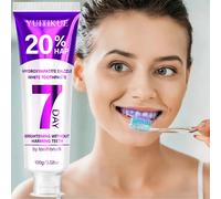 YUITIKUE Dentifricio all'Idrossiapatite - Formula Viola, Rinfresca l'Alito e Migliora la Lucentezza Naturale dei Denti, 100g