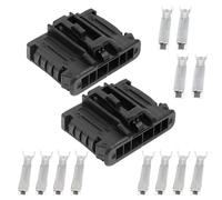 Yuiturt 2pz Cavi di cablaggio per luci posteriori con connettore 6Pin e 12 terminali di collegamento, per attacco lampada auto Peugeot Citroen 12V 98821-1061, Faisceau Électrique