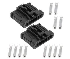 Yuiturt 2pz Cavi di cablaggio per luci posteriori con connettore 6Pin e 12 terminali di collegamento, per attacco lampada auto Peugeot Citroen 12V 98821-1061, Faisceau Électrique