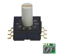 Yuiturt Interruttore RM3HAF-10- Interruttore encoder rotante 10 posizioni con maniglia 3:3 - Interruttore a camme per Sostituzione Lunii Ma Fabbrica a Storie