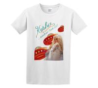 YUJIAN FLOSS Kesha Rainbow Tour 2017 Pop Singer Casual Round Neck T Shirt White S