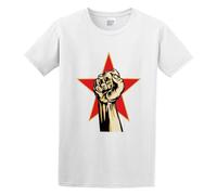 YUJIAN FLOSS Prophets of Rage Revealed Scoop Necks Casual Round Neck T Shirt White XXL
