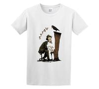 YUJIAN FLOSS Tom Waits Pianos Casual Round Neck T Shirt White XL