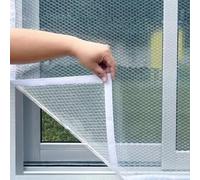 YUJIANHUAA Kit di pellicola isolante per finestre,Tenda Protettiva Isolante autoadesiva,Copertura for finestre in plastica Invernale Antivento e Fredda,Riutilizzabile,Personalizzabile (50cm x 150cm)