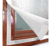YUJIANHUAA Pellicola Isolante Inverno per Finestre con Nastro,Riutilizzabile Copertura della Finestra in Plastica Sigillate Antivento,Inverno Contro Freddo,per Balcone,Camera da Letto (70cm x 120cm)