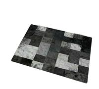 YUJIEBB Tappeto a quadri in legno resistente allo sporco e antiscivolo cucina e ingresso, tappetini in stile geometrico