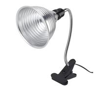 YUJIEE Reptile Heat Lamp, UVA UVB Reptile Light Basking Spot Lamp Heating Lamp with Rotate Clamp, Reptile Clip Clamp Fixture Basking Heat Lamp with Switch for Pet Heating (US Plug 110V)