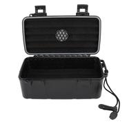 YUJIEE Scatola da Tavolo for sigari Scatola da Viaggio Portatile in ABS Humidor da Viaggio sigillata Impermeabile di pregevole fattura Custodia da Viaggio for sigari Humidor da 10 Pezzi