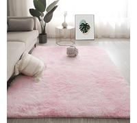 YUJINLIU Tappeto Grande 210 x 290 cm Pelo Lungo Tappeto a Pelo Lungo Salotto Minimalista per Camera da Letto e Bambini, Scendiletto, Rosa Chiaro
