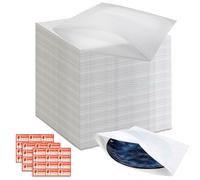 YUJUVI 100 pezzi Pluriboll per Imballaggio Fogli in Poliuretano Espanso Pluriball per Imballaggio 20 x 20 cm per Trasloco, Spedizione, Protezione di Piatti, Porcellana, Mobili, Vetro