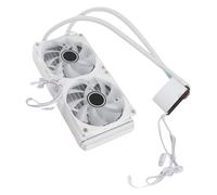 YUKERMARB 240mm CPU Liquid Cooler, 2x120mm PWM Ventole, 3Pin ARGB (WHITE)