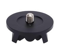 YUKERMARB Adattatore per Testa a Sfera, Lega di Alluminio Ad Alta Resistenza, Adattatore di Connessione Multiangolo Stabile, Sedile di Connessione per Telescopio, per Treppiedi (BLACK)