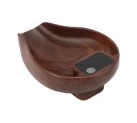 YUKERMARB Bilancia per Caffè, Bilancia Digitale per Espresso in Legno Misurino Ad Alta Precisione Risoluzione 0.1g 0.01oz Portata 0.3 a 200g Ricaricabile Tascabile per Ca
