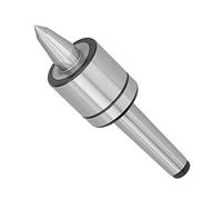 YUKERMARB Centro Livellato, Centro Conico Morse in Acciaio 40Cr MK2 Utensile per Tornio Girevole da 60 Gradi, Punta HSS con Precisione di 0,01 Mm Design a 1 Slot per Torni per la Lavorazione del Legno