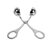 YUKERMARB Polpette in Acciaio Inossidabile, Materiale per Uso Alimentare, Design Ergonomico, Polpette Dalla Forma Perfetta, Ideali per la Casalinga