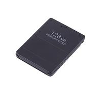 YUKERMARB Scheda di Memoria da 128 MB Plug and Play Dati in Plastica Nera | Accessori 2, compatibilità Console e Slim, Custodia in Plastica, capacità da 8 MB a 256 MB, Archiviazione dei Profili