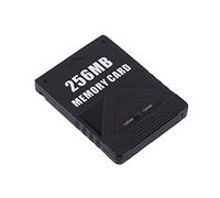 YUKERMARB Scheda di Memoria da 128 MB Plug and Play Dati in Plastica Nera | Accessori 2, compatibilità Console e Slim, Custodia in Plastica, capacità da 8 MB a 256 MB, Archiviazione dei Profili