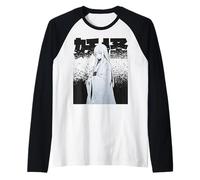 Yuki Onna Donna delle Nevi Yokai Folklore Giapponese Anime Maglia con Maniche Raglan