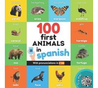 Yukibooks 100 first animals in spanish (Tascabile) Learn Spanish