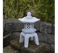 Yukimi jap. Lanterna in pietra scultura in pietra 55 cm 26 kg grigio cemento ...