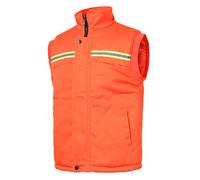 Yukirtiq Smanicato Uomo Lavoro Gilet Imbottito Multi-tasca Invernale Giacca Senza Maniche ad Alta Visibilità Gilet da Lavoro Multifunzione Giubbotto Smanicato