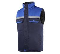 Yukirtiq Uomo Gilet Multitasche da Lavoro Imbottito Alta Visibilità Giubbotto Smanicato da Lavoro Autunno Inverno Giacca Senza Maniche Abbigliamento da Lavoro