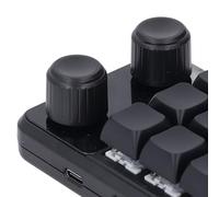YUKOFE 12 tasti RGB luce blu interruttore tastiera meccanica manopole tipo C BT 2.4G programmazione macro software giochi ufficio musica controllo industriale ABS