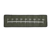 YUKOFE 31.5in Fish Ruler, Potable Fish Measuring Tape Waterproof Fishing Measurement Tool Unhooking Mat for Fish Length Measuring Polyester Fabric Green