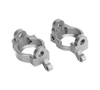 YUKOFE Aluminum Caster Blocks C Hub Set Decorative Stable C Shaped Hub Carrier for 1/10 RC Off Road Vehicle ZD Racing DBX 10 Durable Replacement Parts 2pcs Aluminum Alloy (Ti)