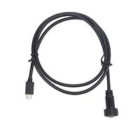 YUKOFE Connettore USB Filettatura maschio Presa per montaggio a pannello Conduttore in ottone di grado industriale classificato IP67 per apparecchiature meccaniche Lampade da esterno (0.5M)