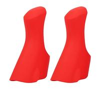 YUKOFE Copri manubrio bici Protezione in silicone Impugnature comode Design ergonomico per accessori per ciclismo su strada Sport all'aria aperta come mostrato nelle immagini 1 paio (Red)